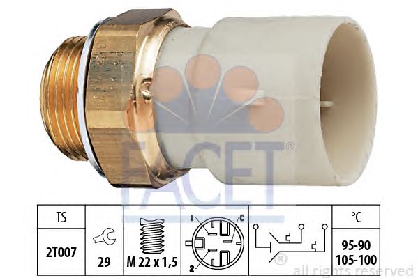 Comutator temperatura, ventilator radiator OPEL ASTRA F/G/OMEGA B