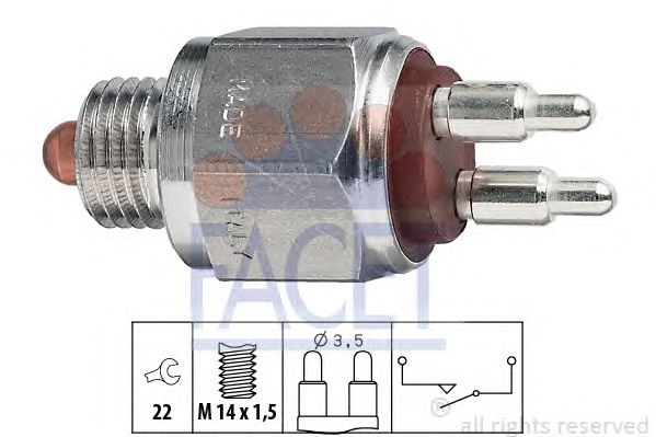 Comutator, lampa marsalier VOLVO 740/760/850