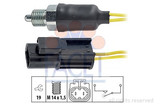 Comutator, lampa marsalier NISSAN TERRANO 86-02