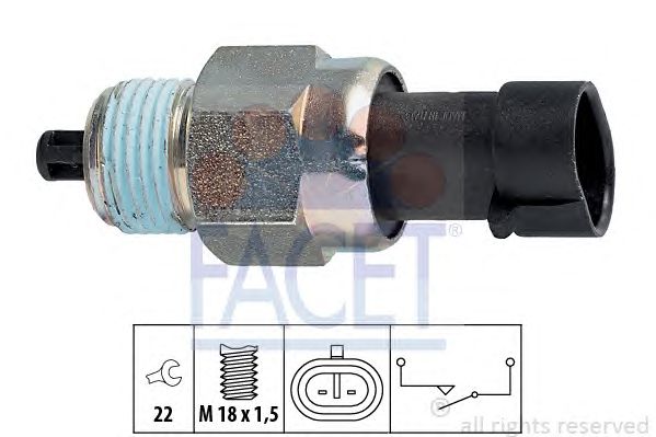 Comutator, lampa marsalier FIAT UNO 83-93