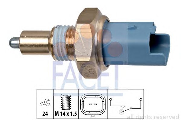 Comutator, lampa marsalier RENAULT CLIO 05-/MEGANE