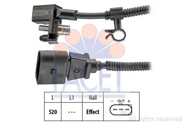 Senzor impulsuri, arbore cotit VW AUDI A2/SKODA FABIA/VW POLO III/IV 1.0/1.4 12.95-