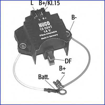 Regulator, alternator 14V