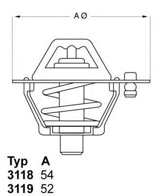 termostat,lichid racire ISUZU TROOPER