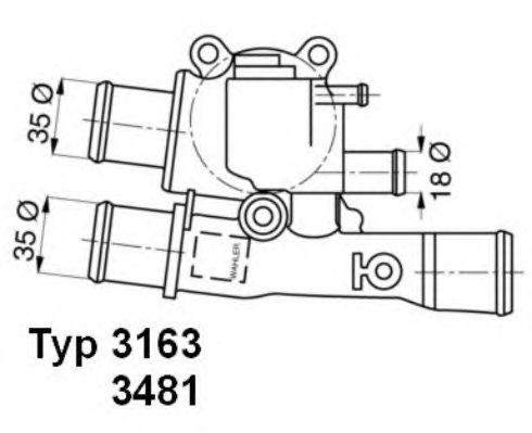 termostat,lichid racire FIAT 88C 1,6 16V BRAVO/A MAREA/PALIO