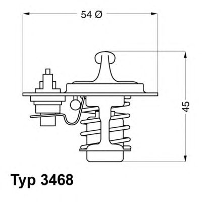 termostat,lichid racire OPEL 88C 1,7TDS 92-