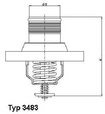 termostat,lichid racire PEUGEOT 89C 1,8/2,0 16V 00-