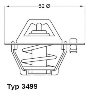 termostat,lichid racire MAZDA 82C 323 1,3-1,8 16V 89-98