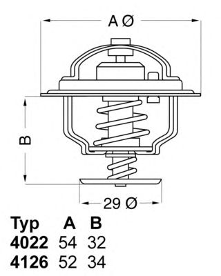 termostat,lichid racire FIAT 82C 1,6IE TIPO 90-