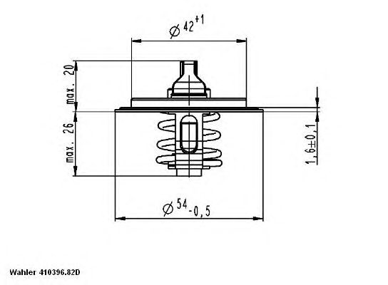 termostat,lichid racire VW 2,0TDI 82C A4/A6 EXEO