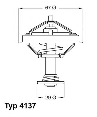 termostat,lichid racire MERCEDES-BENZ M119 80C W140