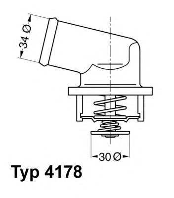 termostat,lichid racire OPEL 92C 1,4-1,6XE CORSA,ASTRA