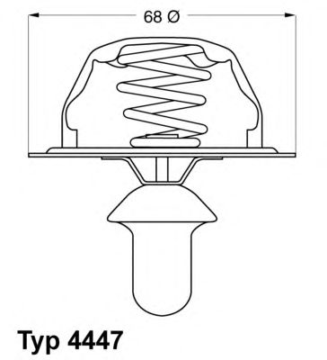 termostat,lichid racire CITROEN 80C 2,1TD 12V XANTIA 95-98