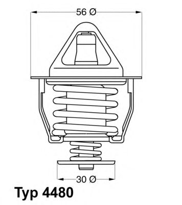 termostat,lichid racire MITSUBISHI/TOYOTA 82C CAMRY 3,0 91-