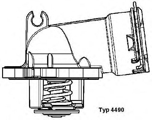 termostat,lichid racire 87C MERCEDES-BENZ C W203/204/E W211/R W251 3.0CDI 01.05-