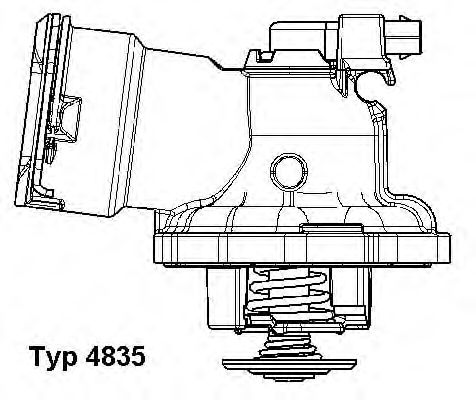 termostat,lichid racire MERCEDES-BENZ 87C 3,2/3,5 CDI OM642