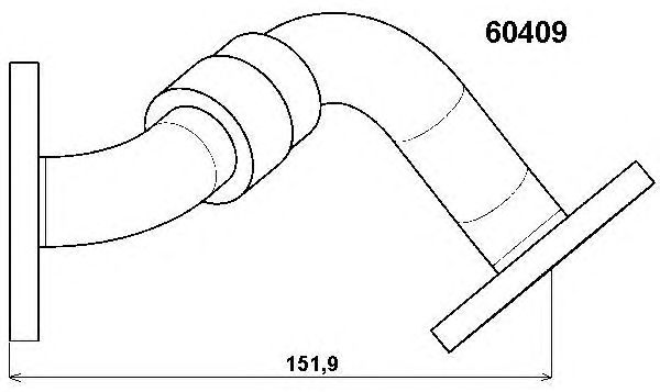 Conducta tubulara, Supapa-AGR VW 1,9TDI