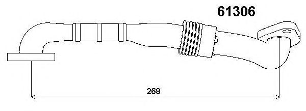 Conducta tubulara, Supapa-AGR VW 1,9TDI