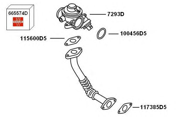 Supapa EGR VW AUDI/SKODA 1,9TDI