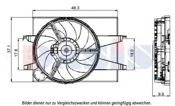 Ventilator, radiator