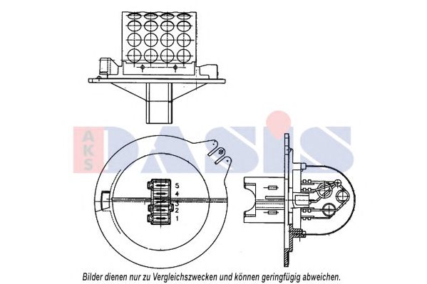 Rezistor, ventilator habitaclu