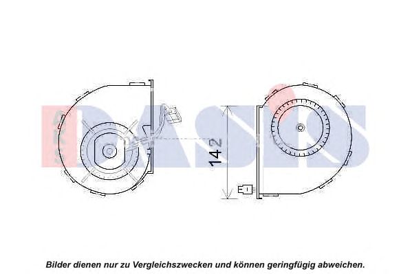 Electromotor, ventilatie interioara