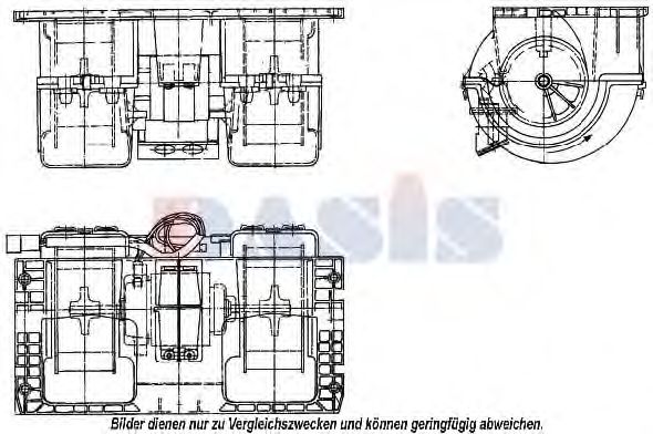 Ventilator, habitaclu