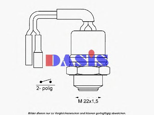 Comutator temperatura, ventilator radiator