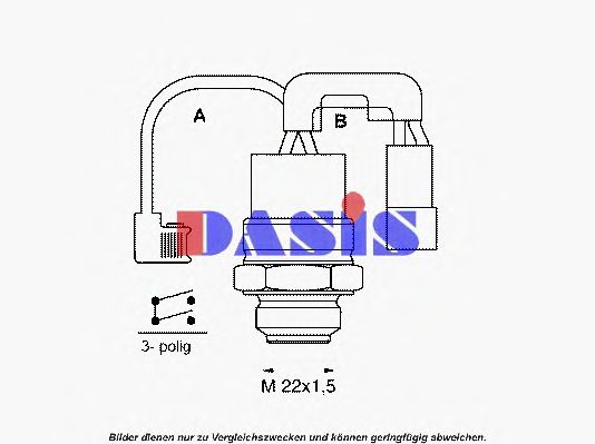 Comutator temperatura, ventilator radiator