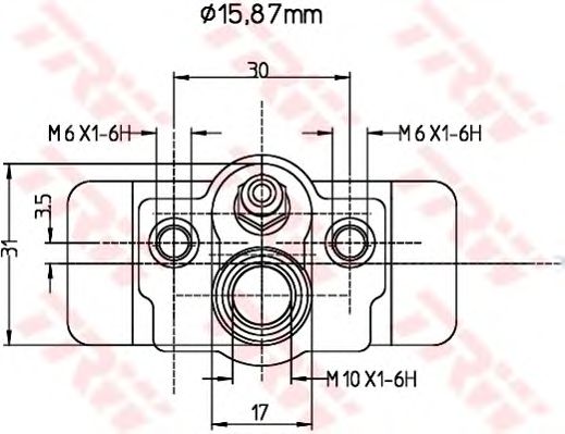 Cilindru receptor frana