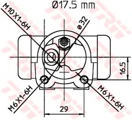 Cilindru receptor frana