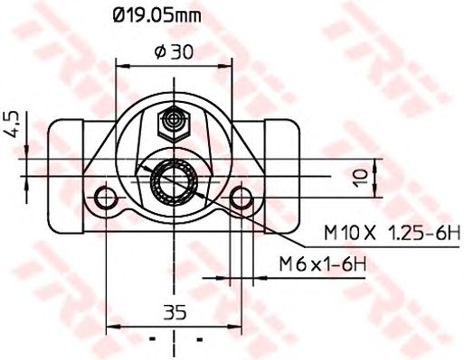 Cilindru receptor frana