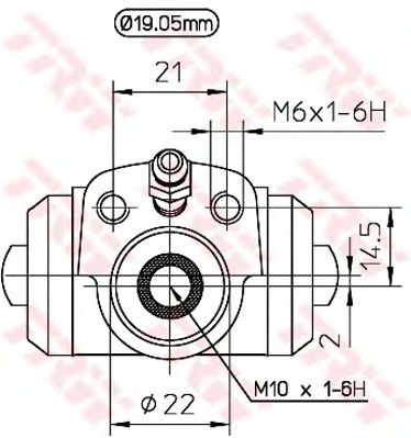 Cilindru receptor frana