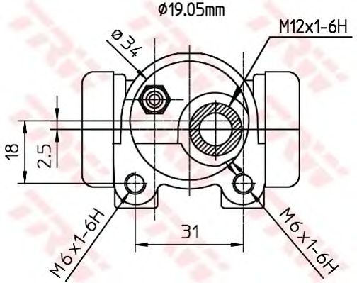 Cilindru receptor frana