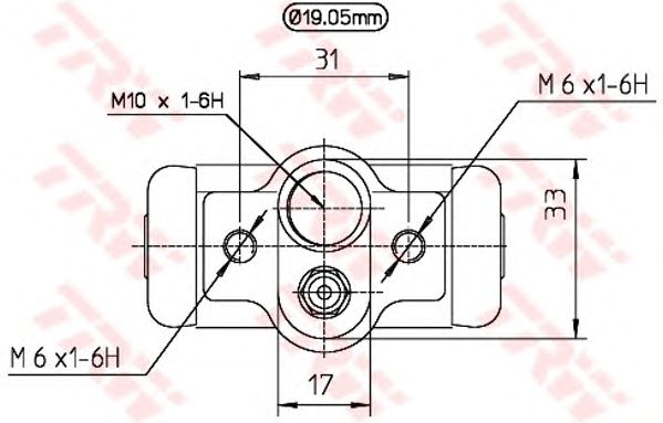 Cilindru receptor frana