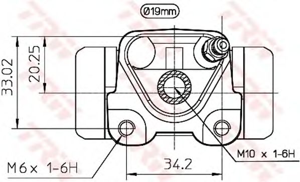 Cilindru receptor frana