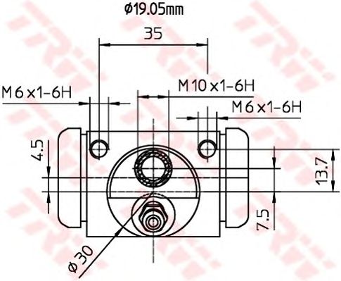 Cilindru receptor frana