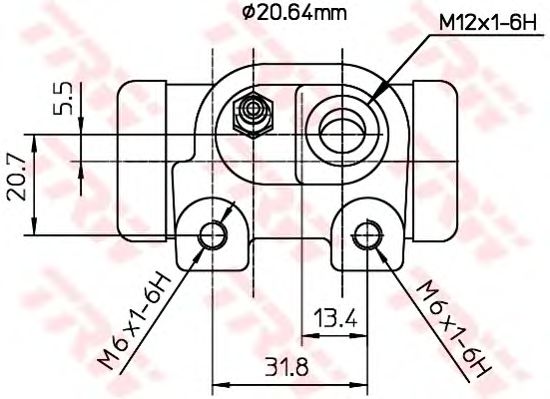 Cilindru receptor frana