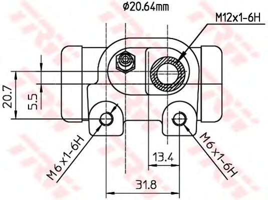 Cilindru receptor frana