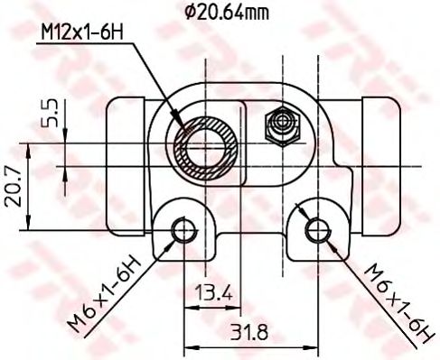 Cilindru receptor frana