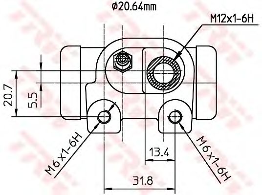 Cilindru receptor frana