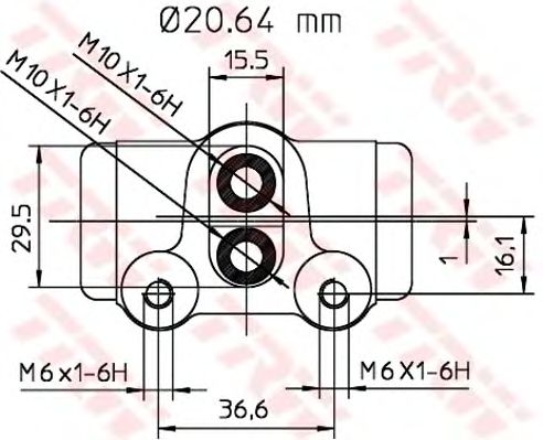 Cilindru receptor frana