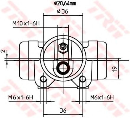 Cilindru receptor frana