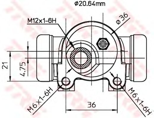 Cilindru receptor frana