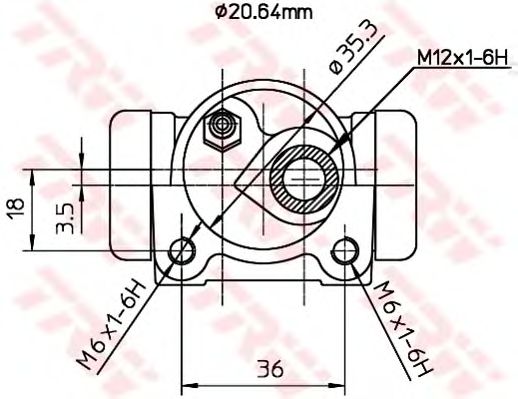 Cilindru receptor frana