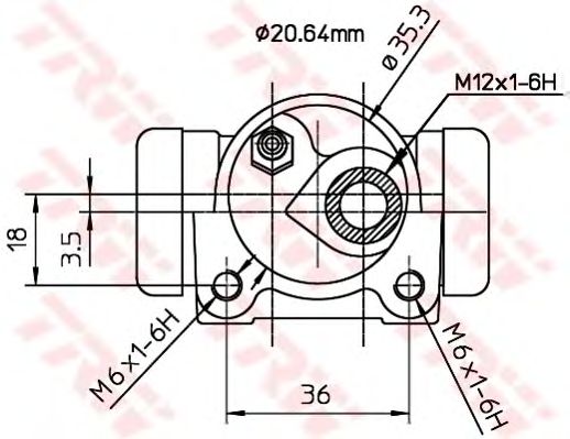 Cilindru receptor frana