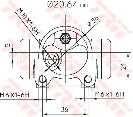 Cilindru receptor frana