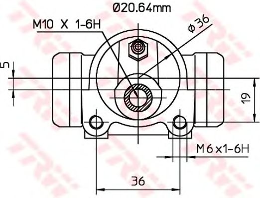 Cilindru receptor frana