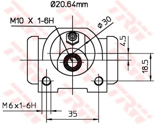 Cilindru receptor frana