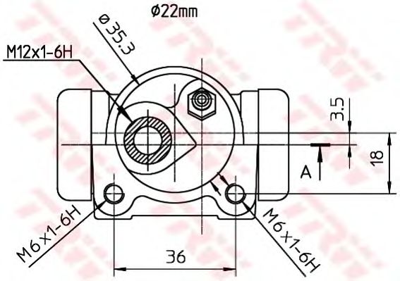 Cilindru receptor frana